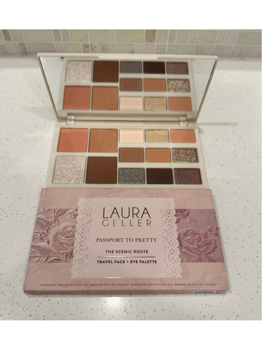 Laura Geller Passport to Pretty ~ Scenic Route Travel Face & Eye Palette